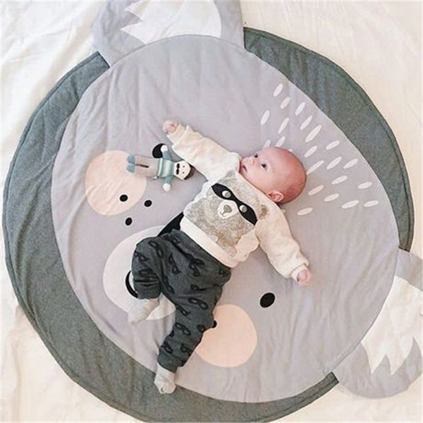 INS Baby Creeping Mats Fox deer Unicorn Rabbit lion swan Play Game Mat Decorative Crawling Blanket Kids Floor Carpet 17 styles TFJ510