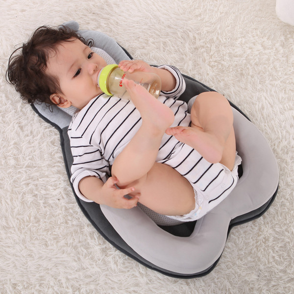 Infant 100% cotton multi-functional Sleep pad for newborn baby anti-slant head correction positioning pillow baby styling pillow