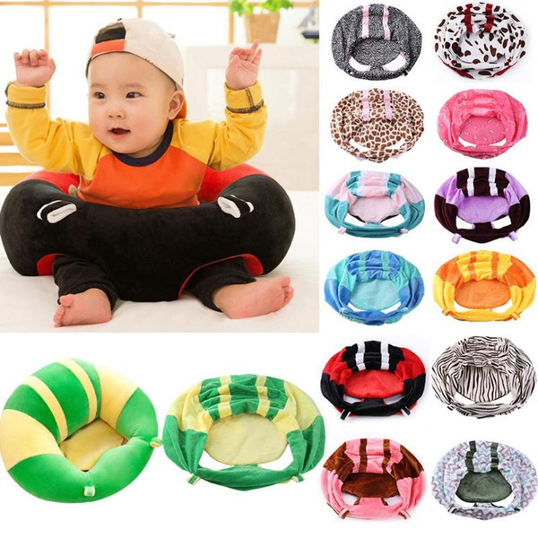 Portable Infants Sofa Support Seat Cover Baby Plush Chair Learning To Sit