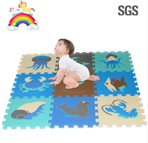 9Pcs Soft EVA Foam pad Alphabet Letters Numbers Floor Blacks Soft Baby Foam Mat 3d Educational puzzle toys for baby games