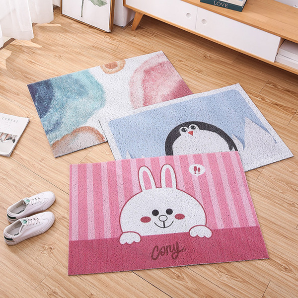 40*60cm Small Floor Mats Living Room Bedroom Door Mats Kitchen Nordic Thick Non-slip Seat Cushion Home Child Mat