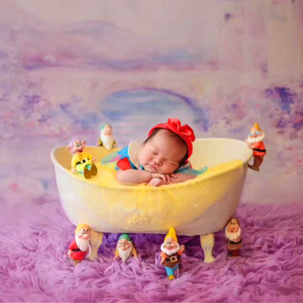 Baby bathtub newborn photography props infant photo shooting props sofa posing shower basket accessories