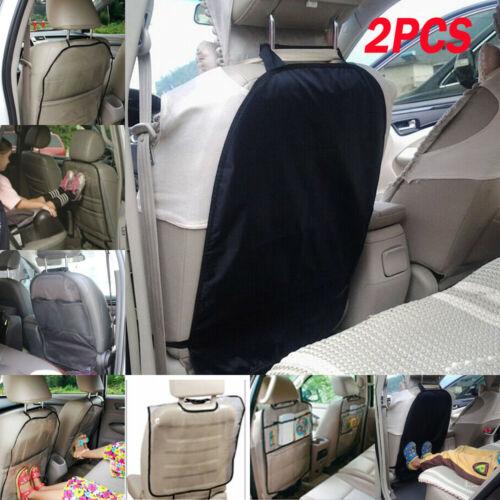 2PCS Car Auto Care Seat Back Protector Cover For Children Kick Mat Mud Clean