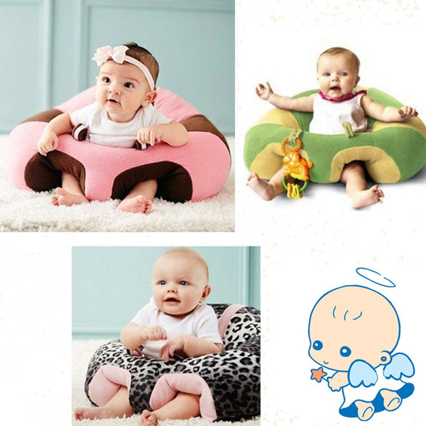 New Cartoon Baby Seats Sofa Baby Furniture Support Sit Posture Seat Comfortable Sofa 0-3 Years Kid Learn Eating Plush Soft Chair