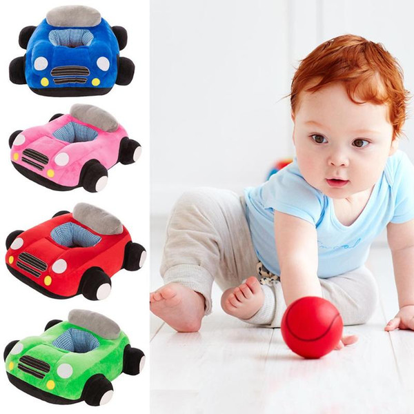 Baby Seats Sofa Toys Car Seat Support Seat Baby Plush Without Filler Car sofa plush toy Blue Pink Red Green