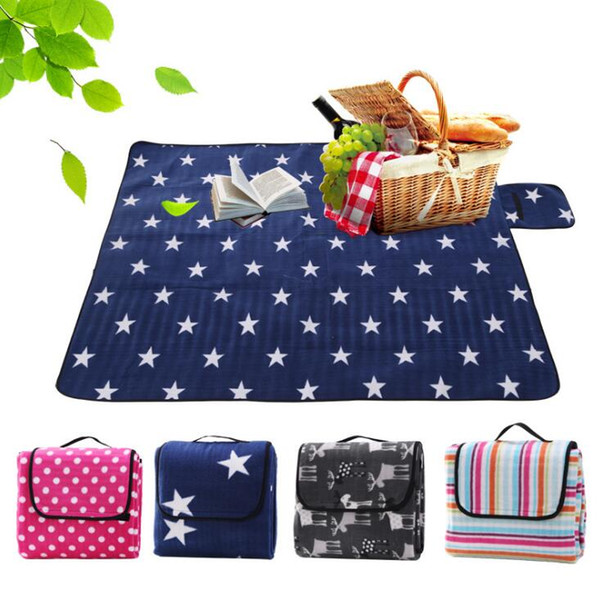 3 size Foldable Outdoor Camping Mat Pad Picnic Mat Pad Blanket Baby Climb Plaid Blanket Waterproof Moistureproof Beach Mat BY0166