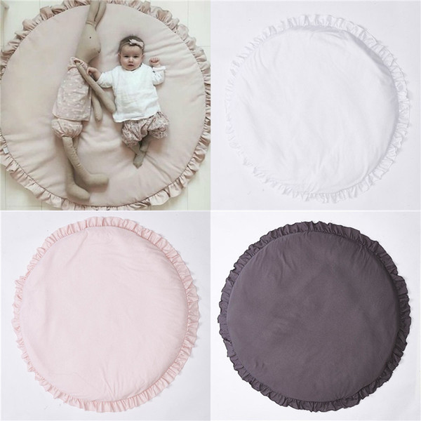 Ins Baby Blankets Infants Lace Cotton Soft Creeping Mats Air conditioner Quilts Newborn Swaddling Sleeping Pads Kids Bedding Free DHL B80