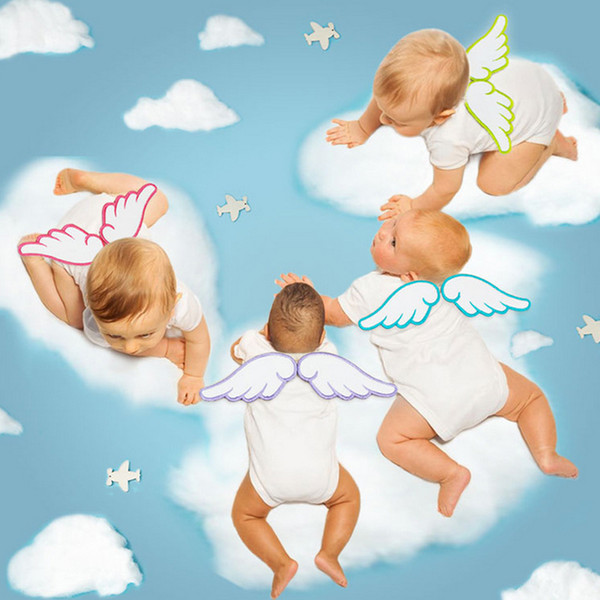 Baby Toddler Angel Wing Four-layer Cotton Gauze Sweat Absorbent Towel Soft Breathable Back Towel Mat Carpet