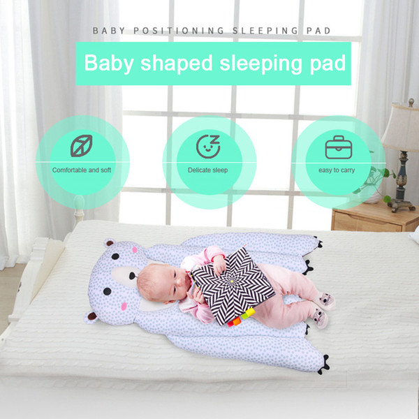 Baby Bed Mattress Adorable Cartoon Style Sleep Positioner Body Support for Infant Crib Stroller @ZJF