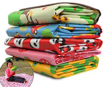 NADO Picnic Mat Large Size Baby Climbing Mats Children's Play Mats Portable Beach Mats Folded Small Cartoon Design Accept Mix Design per lot