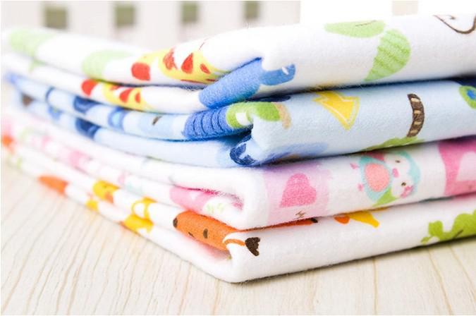 Baby nappy changing pad breathable soft flannel waterproof sheet baby diaper pad towel easily wash and quickly dry changing mat