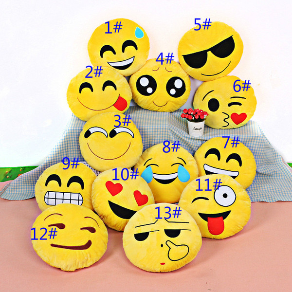 Good Quality WeChat Facial Animation Emoji Creative Expression Pillow Plush Toy Doll Cushion Pillow