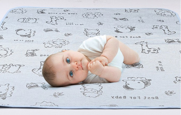 Summer cool babyice fiber mat baby Urine pad waterproof breathable washable newborn mattress nursing pad S007