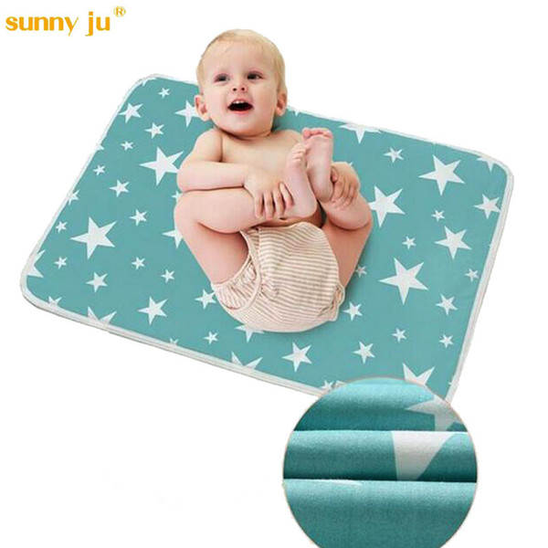 Sunny ju 50*70CM Baby Cartoon Reusable Matelas Infant Cover Bedding Nappy Burp Mattress Waterproof Sheet Urine Changing Pads