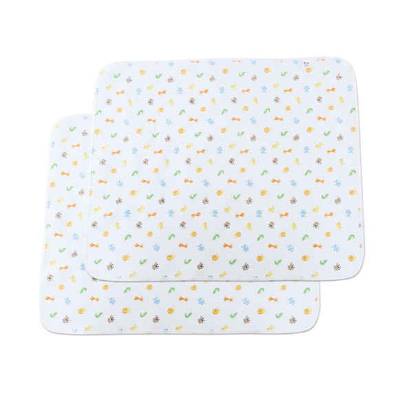 Cotton Portable Urine Mat cartoon Waterproof mattress Changing Pads Baby Diaper pad Infant Bedding Underpad Protector 31.5 X 27Inch