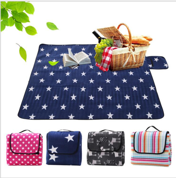 3 size Foldable Outdoor Camping Mat Pad Picnic Mat Pad Blanket Baby Climb Plaid Blanket Waterproof Moistureproof Beach Mat KKA4879