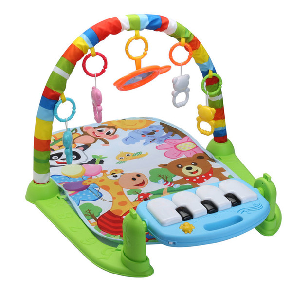 3 in 1 Educational Rack Toys Baby Music Play Mat Keyboard Infant Fitness Carpet Gift For Kids