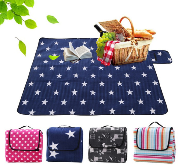 3 size Foldable Outdoor Camping Mat Pad Picnic Mat Pad Blanket Baby Climb Plaid Blanket Waterproof Moistureproof Beach Mat KKA4879