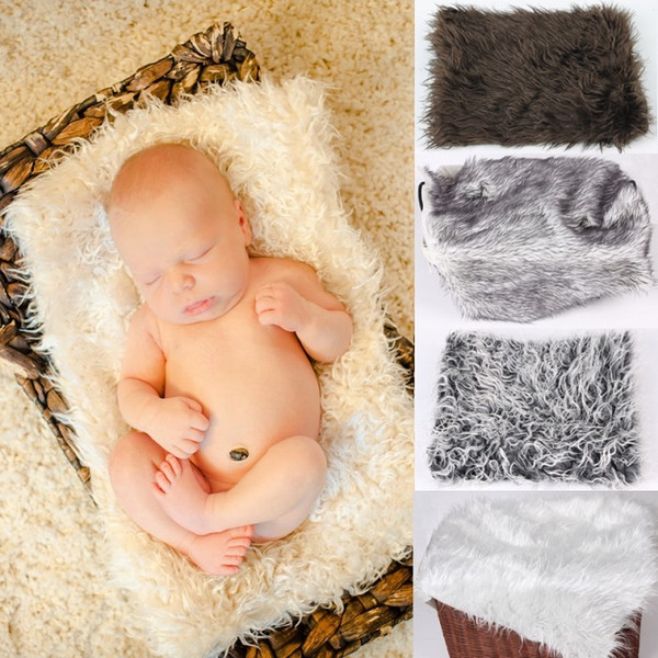 Baby Receiving Blankets 50*50CM Newborn Photography Prop Mat Girls Swaddling Towel Infant Room Cushion Sleeping Carpet Pad Soft