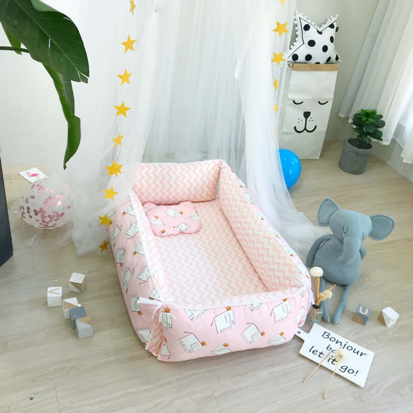 cartoon Baby mattress adjusted disassemble cotton generation 155*120cm bed items baby cotton cute bionic bed crib