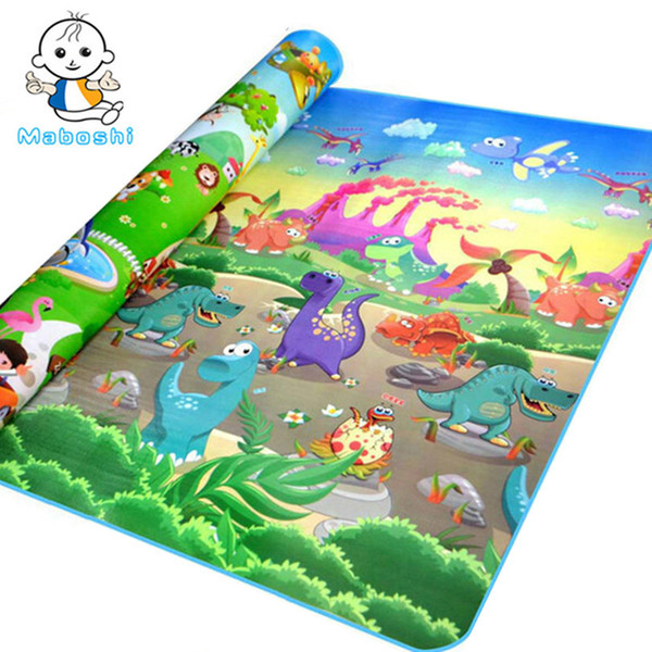 Quality Maboshi Doulble-Sides Zoo Dinosaur Kids Play Child Picnic Beach Eva Foam Carpet Rug Crawling Mats Baby Toy Factory Cost Order Sale