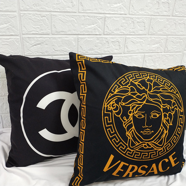 2019 new home sofa cushion back pillowcase ornament 50 * 50cm fashion pillowcase high quality fashion pillowcase (no pillow)