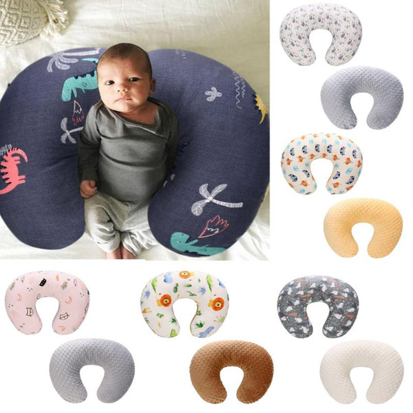 Newborn Baby Nursing Pillows Cover Maternity Baby U-Shaped Breastfeeding Pillow Infant Cuddle Cotton Feeding Waist Cushion Cover