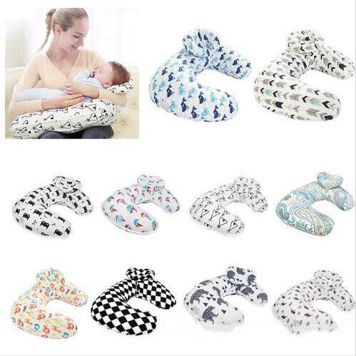 U Pillows Sleeping Cushion Support Breast Feeding Pillow Nursing Pregnancy Maternity Pillows Infant Cartoon Detachable Newborn Pillow B6494