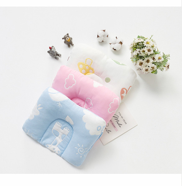 Baby Pillows 0-1 Years Old Four Seasons Cotton Jacquard Gauze Baby Pillows Anti-skeleton Shaped Pillow U-shaped Pillows Mother & Baby Produc