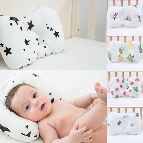 Newborn baby soft and comfortable pillow silk thread prevents flat head anti-roll