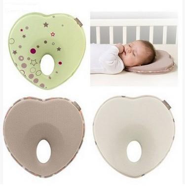 Newborn Infant Neonatal Correction Anti-deviation Pillow 0-3 Years Old stereotyped Children Pillow Baby Memory Cotton Pillow