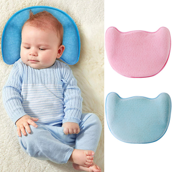 Fashion Baby Newborn Infant Pillow Prevent Flat Head Anti Roll Sleeping Cushion Support