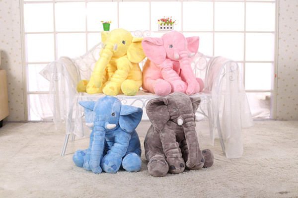 2016 New Cartoon Animal Elephant Baby Pillow Cushion Foldable Baby Bed Seat Cushion Portable Kids Big Elephant Plush Toy Toddler