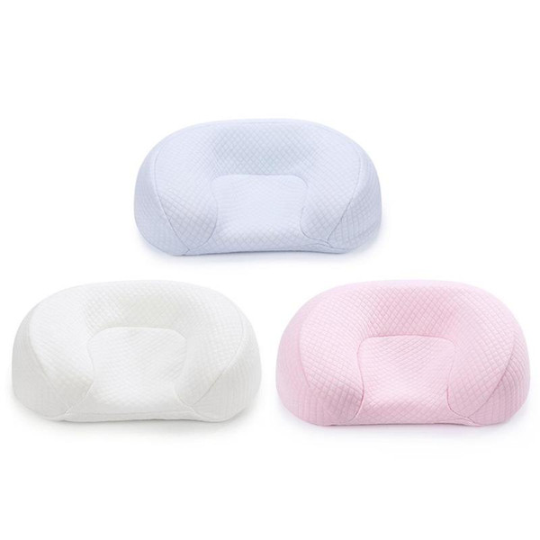 Breathable Infant Anti Roll Pillow Sleeping Head Shaping Cushion Baby Care Nursing Pillow Toddler Sleep Positioner Anti Roll