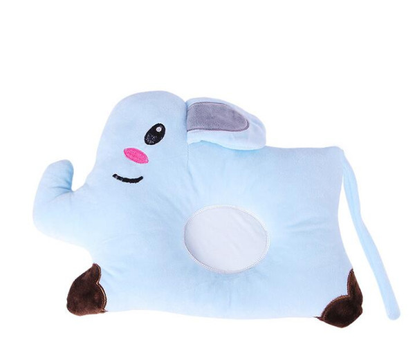 2019 new in stock Cute Running Elephant Infant Pillow Newborn Baby Pillow Soft for Head Prevent Excessive Head Torsion in Sleeping