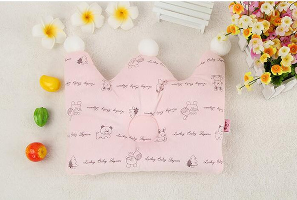 Baby Crown Pillow Baby Girl Boy Pillow Kids Pillow Infant Crown Pillow Baby pillow dimple pillow crown shape 0-2 years ZY001