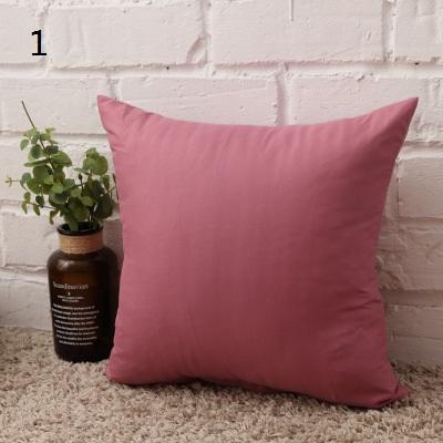 New 45 * 45CM Home Sofa Throw Pillowcase Pure Color White Pillow Cover Cushion Cover Decor Pillow Case Blank