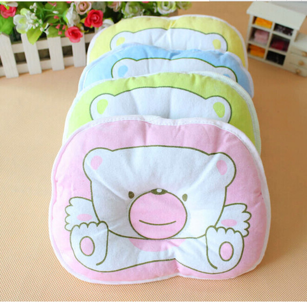 baby pillow infant shape Toddler pillow Infant bedding bear oval shape cotton baby shaping pillow