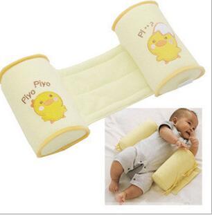 Comfortable Cotton Anti Roll Pillows Lovely Baby Toddler Safe Cartoon Sleep Head Positioner Anti-rollover for Baby Bed