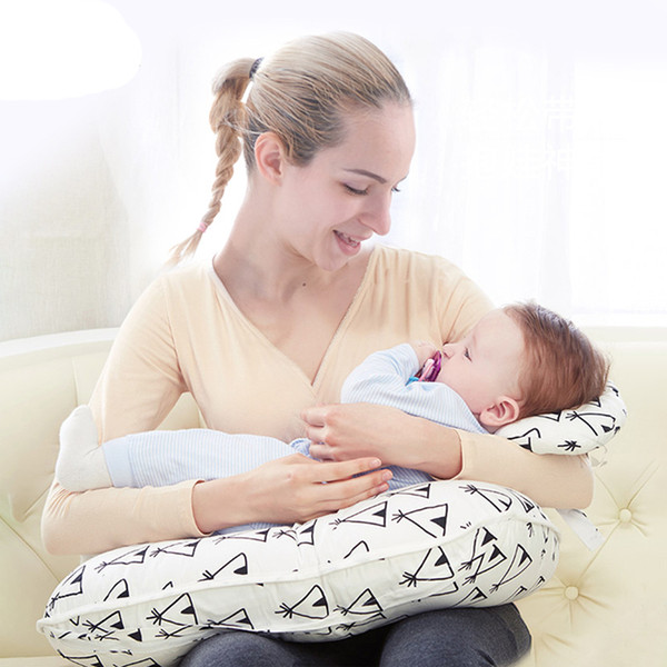 Baby Pillow Maternity Newborn Breast feeding Pillow Infant Cuddle U-Shaped Boppy Pillow Waist Cushion 2Pcs/Set