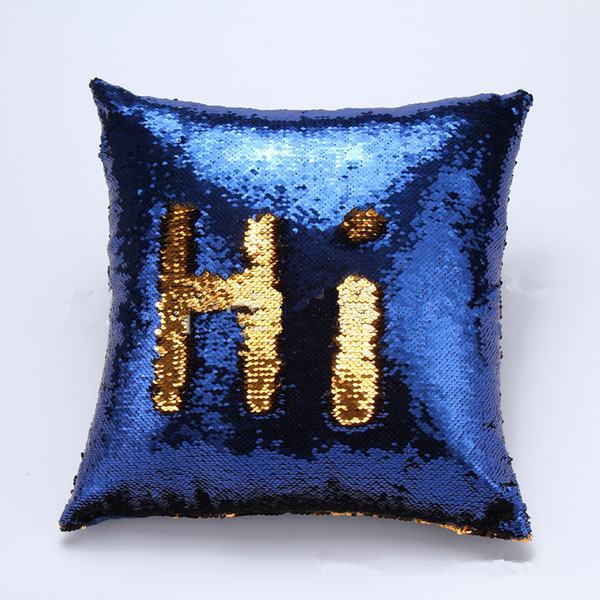 High-Density Sequin Pillow Cases Fashionable Cushion Covers Magical Color Changing Bright Pillow Shams Decorative Pillow Covers