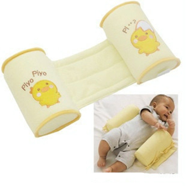 Baby newborn Crib Infant Baby Toddler Safe 100% Cotton Anti Roll Pillow Sleep Flat Head Positioner