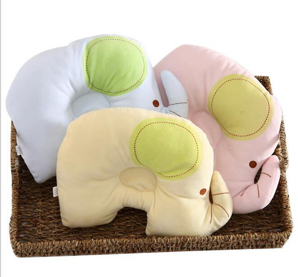 Elephant Cartoon Baby Kid Bedding Pillow Newborn PositionerSupport Prevent Flat Head Anti Roll