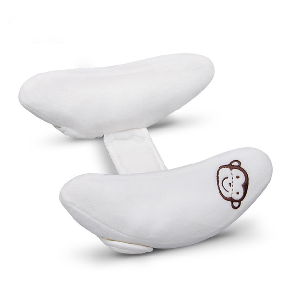 Baby head set pillow protect cervical vertebra comfortable polyester banana pillow safety seat adjustable mountable baby pillow