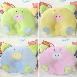 Cartoon Piggy Pig Boys Girls Pillow Support Shape Soft Velvet Cotton Baby Pillow/ Newborn Infant Animal Pillows Free Shipping