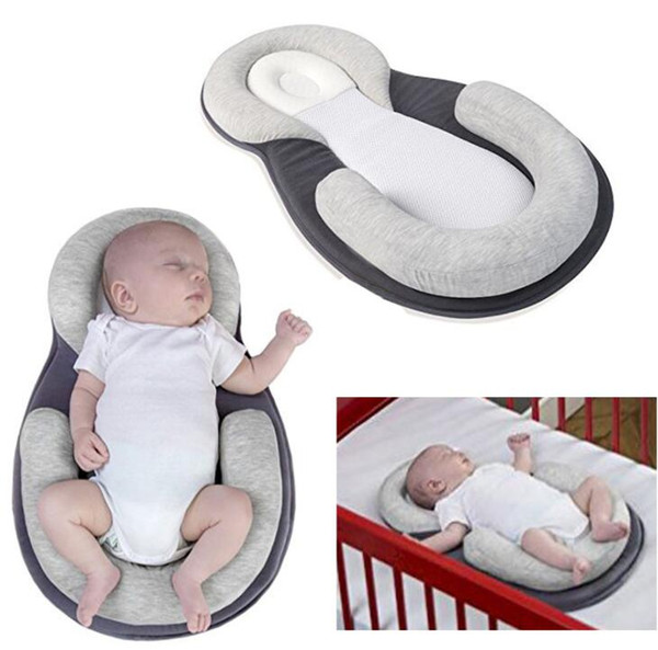 Baby Stereotypes Pillow Infant Newborn Anti-rollover Mattress Pillow For 0-12 Months Baby Sleeping Positioning Pad Cotton Pillow