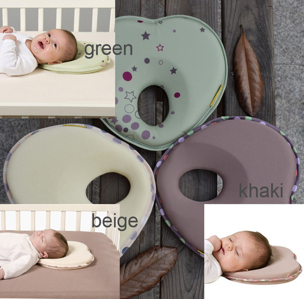 Hot baby pillow infant shape toddler sleep positioner anti roll cushion flat head pillow protection of children almohadas bebe