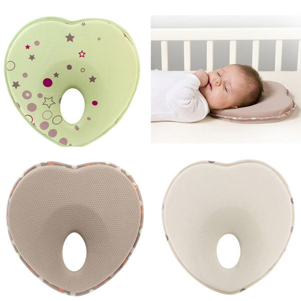 Infant head support kids shaped rest sleep anti roll cushion nursing baby pillow to prevent flat