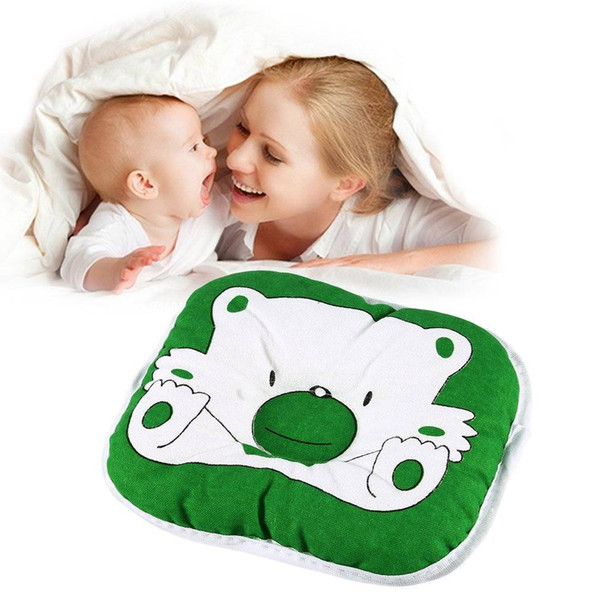 Bear Pattern Pillow Newborn Infant Baby Support Cushion Pad Prevent Flat Head 2018 New Arriva Hight Quality