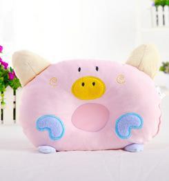 baby pillow Diamond velvet cartoon pig set pillow for the pillow of diamond suiting